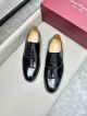 Ferragamo Man Black Calfskin Business Leather Shoes 0428116 (4)_th.jpg